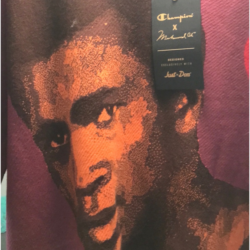 Just don Mohammed Ali! short sleeve, oversized, vibrant colored sweater
